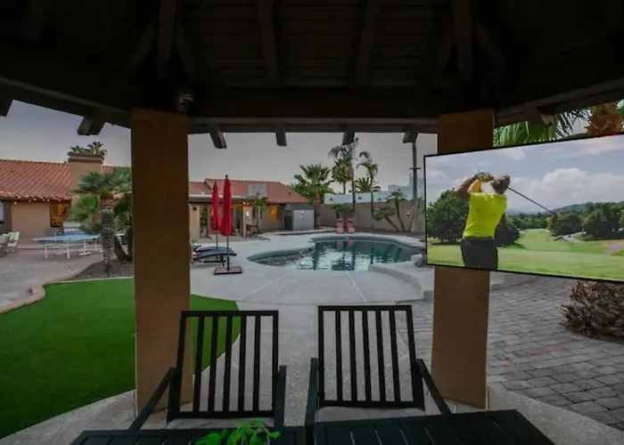 Location In Scottsdale, 8 Bedroom House, Heated Pool, Spa, Game Room, Bbq, Putting Ferienhaus Phoenix
