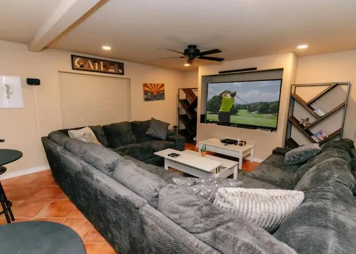 Ferienhaus Location In Scottsdale, 8 Bedroom House, Heated Pool, Spa, Game Room, Bbq, Putting Phoenix